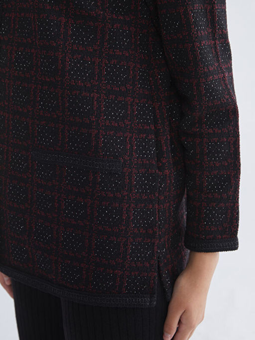 Bisiklet Yaka Desenli Kad?n H?rka