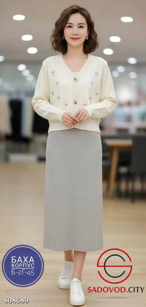 Вязанная кофта Бантики - Bruno фото 4