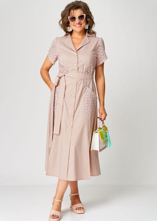 Платье EVA GRANT 7200В пудра