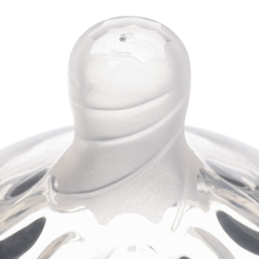 Соска на бутылочку M&B Natural, антиколиковая, от 3 мес., широкое горло Ø50 мм, средний поток