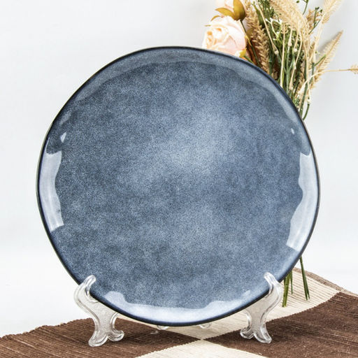 Тарелка обеденная 27,1 см. JEWEL Графит (керамика) арт. ПС0043-65