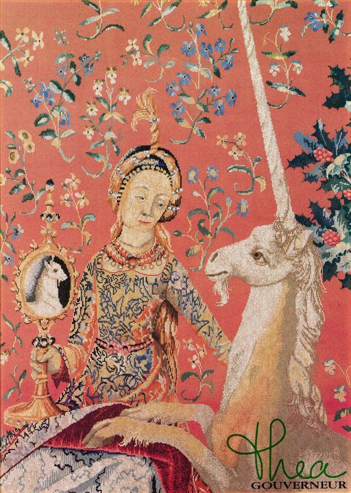 Набор для вышивания Thea Gouverneur 2021 Дама и Единорог 60 х 84 см