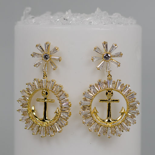 Серьги Арт. 3V-3435-Y - MyGemma фото 3