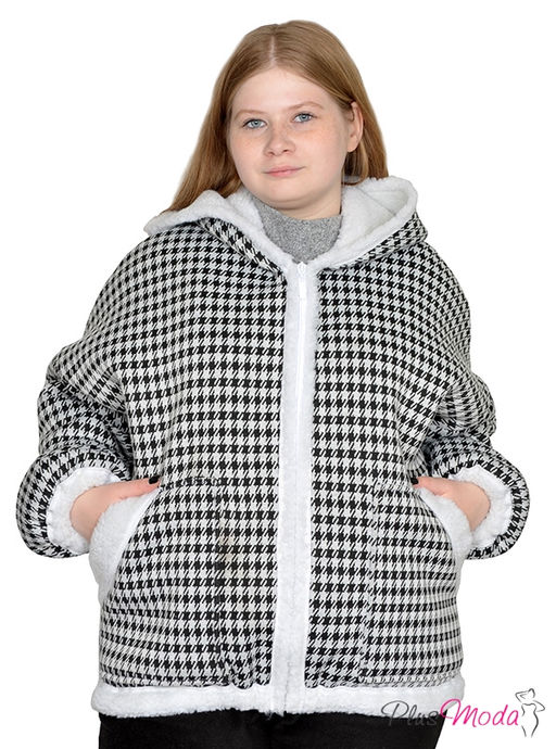 Жакет-куртка Модель №1786 размеры 44-84 - Plusmoda фото 3