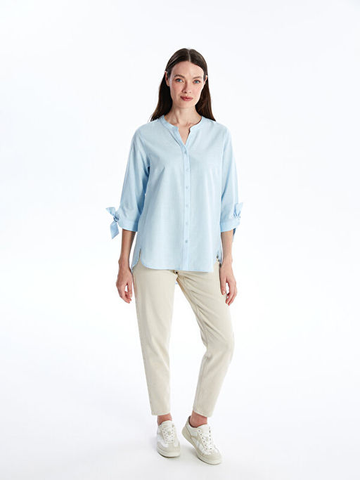 Kad?n Ka??k Yaka D?z G?mlek