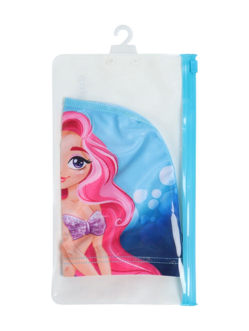 Шапочка для плавания ONLYTOP Swim «Русалка», детская, тканевая, обхват 46-52 см