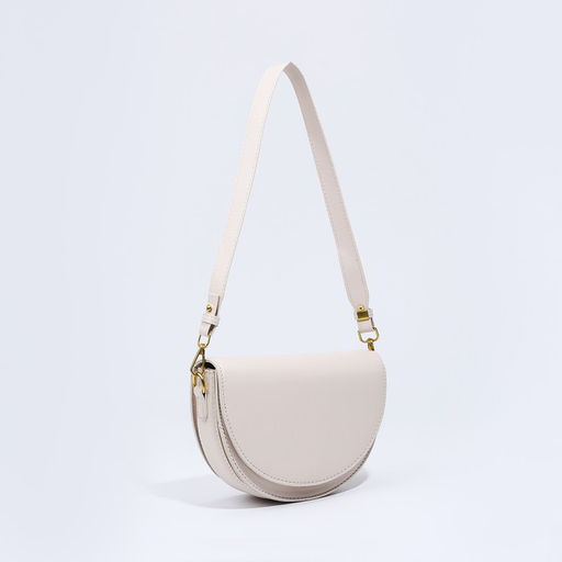 Сумка женская мессенджер на клапане, 20×5×13.5 см, белая