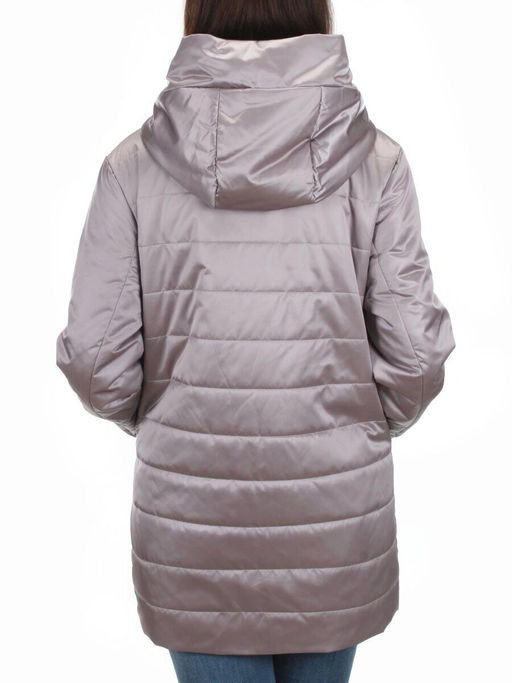 BM-1058 LILAC Куртка демисезонная женская АЛИСА (100 гр. синтепон) - Фабричный китай фото 5