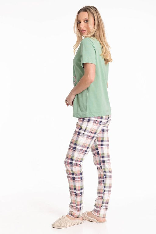 Пижама М32276Ппп полынь/пудра - Елена фото 3