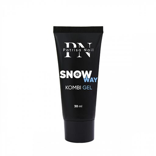 Комби гель Snow Way молочный мерцающий - Patrisa nail фото 2