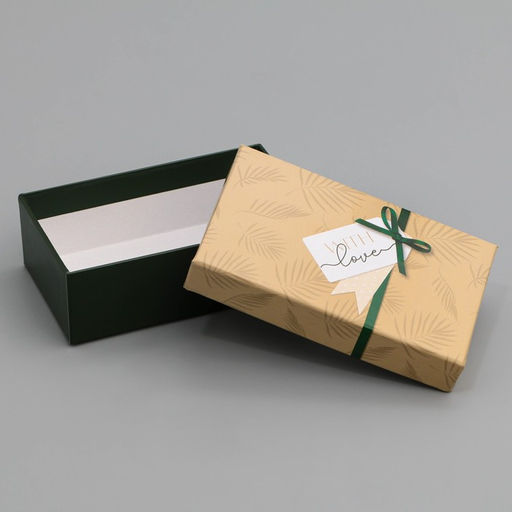 Коробка подарочная Эко, 12 х 7 х 4 см - Дарите счастье фото 3