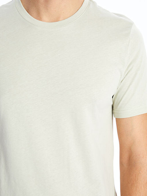 Bisiklet Yaka Penye Erkek Ti??rt