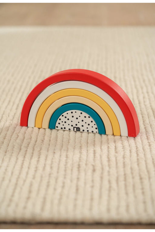 mothercare / Игрушка развивающая Деревянная пирамидка 'Радуга' фото 6