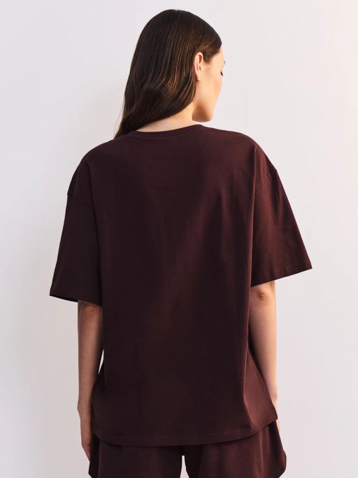 Футболка оверсайз из хлопка ZR2605013413-27 / Zarina