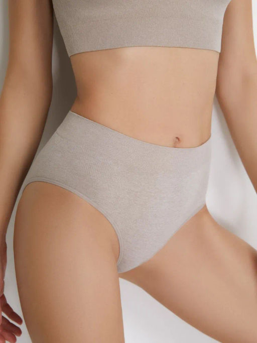 БOmD_S Melange 2232-01SS Slip - beige melange - Omsa фото 6