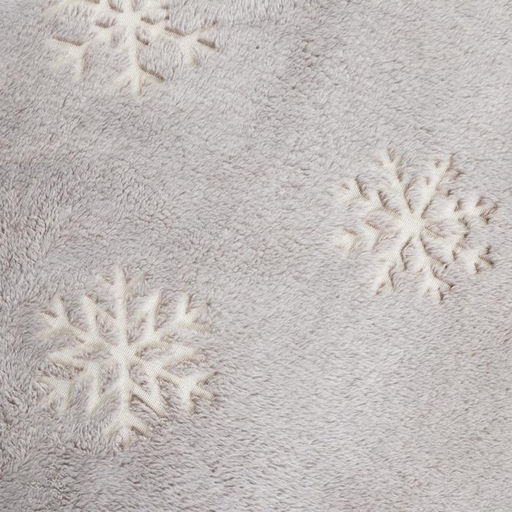 Плед светящийся в темноте Этель Снежинки 200*220 см,100% п/э, корал-флис, 220 гр/м2  фото 3