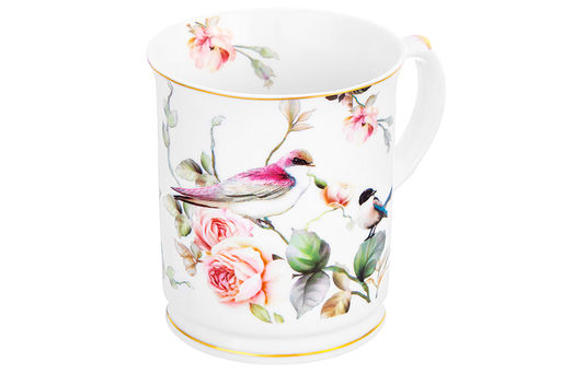 Кружка 400 мл 12*8,5*10 см Певчие птички NEW BONE CHINA - Elan gallery фото 9