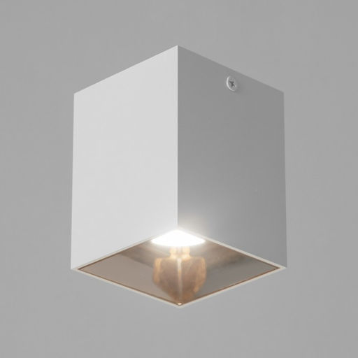 Светильник «Кубик»LED 4000К 10 Вт DIM220 белый золото7.5×7.5×9.5 см
