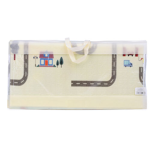 Коврик развивающий "Транспорт и лесные звери" (150*180*0,8см) EVA