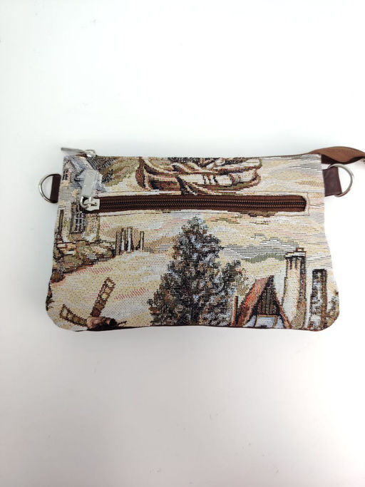 Миниатюрная женская сумка через плечо из гобелена - L-craft фото 2