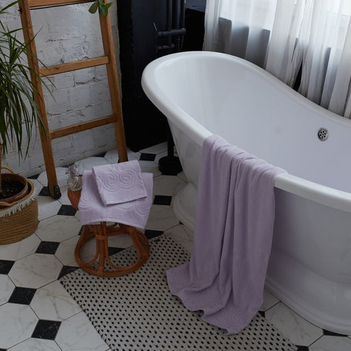 Полотенце махровое Love Life Border, 50х90 см, цвет светло-лавандовый, 100% хлопок, 380 гр/м2 - Lovelife фото 6