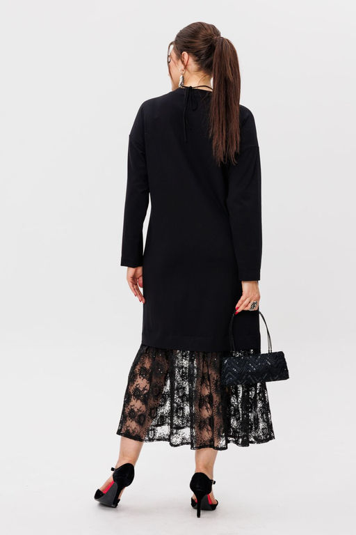 Платье ANELLI 1518 ворона  фото 8