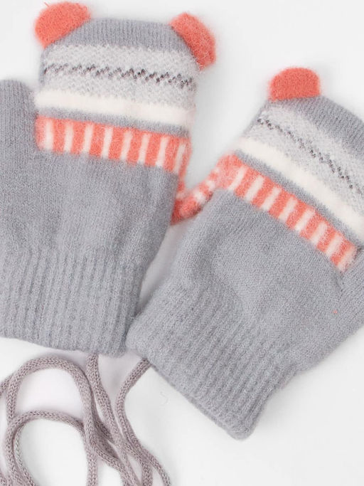 Варежки детские на шнурке Kim Lin  фото 2