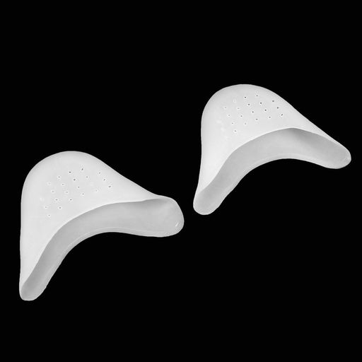 Подследники на пальцы ног, дышащие, силиконовые, 9×9 см, пара, белые