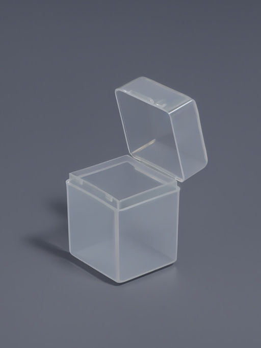 Цена за 4 шт. Органайзер для хранения мелочей, 9 баночек, в контейнере, 11.5×9×2.7 см, прозрачный