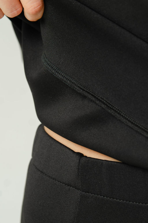 Арт. 1801 Худи женское с капюшоном 42-48 (4 шт) Цвет:черный