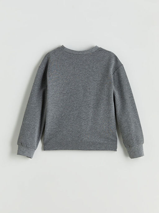 Bisiklet Yaka K?z ?ocuk Sweatshirt