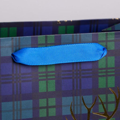 Цена за 6 шт. Пакет подарочный новогодний ламинированный «Стильный», MS 18 х 23 х 10 см