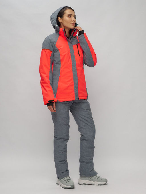 Горнолыжный костюм женский розового цвета 02272-2R - Chunmai фото 7