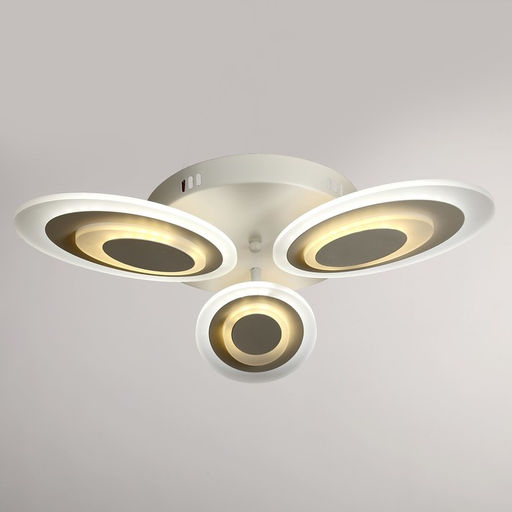 Люстра 114К006992 LED 50 Вт белый 55×55×10 см