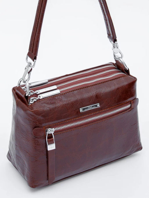 Сумка 0835CB brown Polina&Eiterou