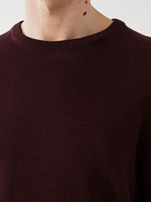 Bisiklet Yaka Erkek Triko Kazak