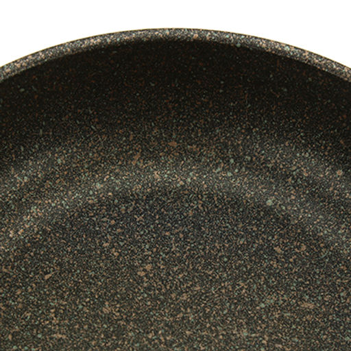 Сковорода с тефлоновым покрытием д24см Granit Ultra, h6см, съемная ручка из термостойкого пластика, гранитный (Россия) - можно использовать металлические кухонные принадлежности - Домашняя мода фото 4