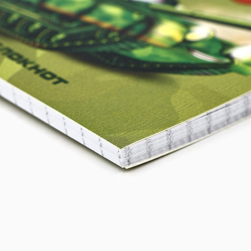 Цена за 4 шт. Блокнот А7, 32 л. в мягкой обложке, на гребне Юный герой - Artfox фото 5