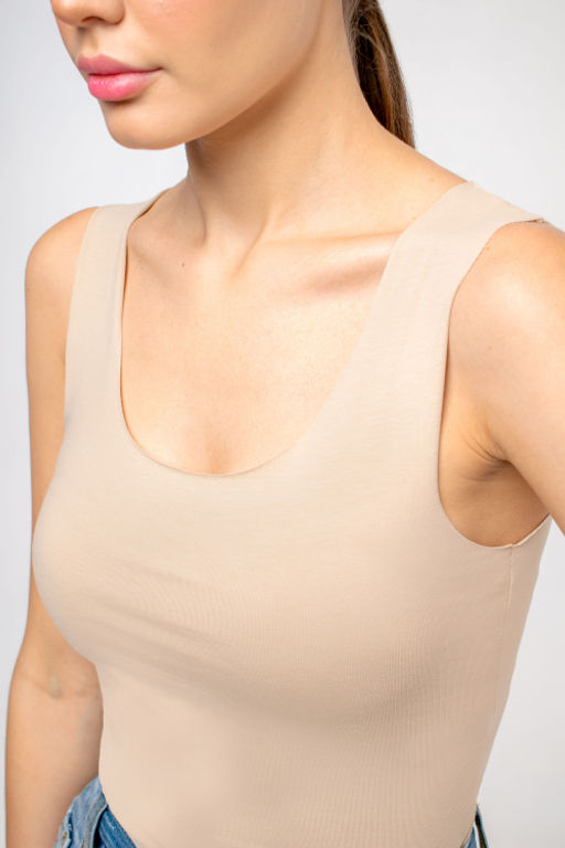 Арт. 3752/4 Майка женская 40-48 (5 шт) Цвет:бежевый - Калинка фото 11