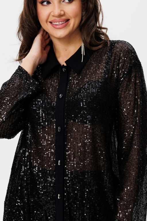 Платье INVITE 4083 черный дизайн - Mira fashion фото 18