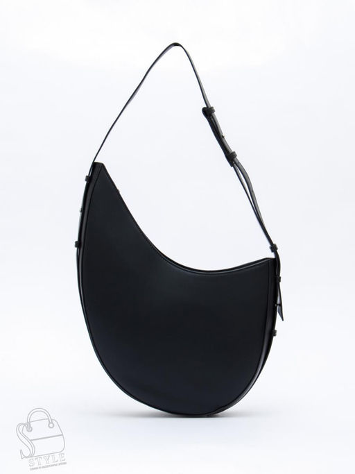 Сумка женская кожаная 1032M black Polina&Eiterou  в Новосибирске