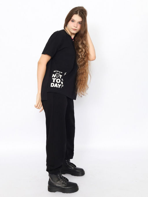 CRB wear / CWSW 60330-22 Футболка женская,черный/Ex.Cherubino  фото 2