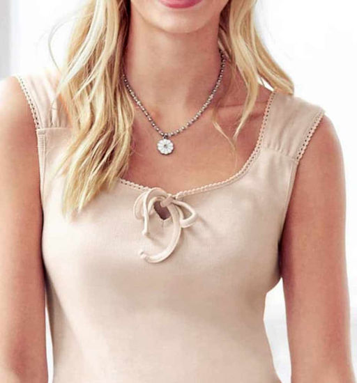 Топ, песочный - Linea tesini фото 6