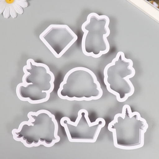 Каттеры для полимерной глины Единороги и облака набор 8 шт - Simaland фото 2