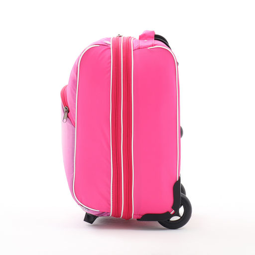 Чемодан малый 18" на молнии, малиновый