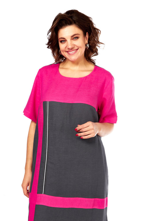 Платье Diamant 2076 розовый  фото 3