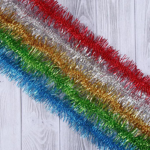 Цена за 10 шт. Мишура новогодняя «Волшебство», d=7.5 см, L- 270 см, МИКС