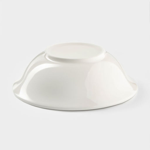 Цена за 2 шт. Тарелка глубокая Доляна White Label, 500 мл, d=17.5 см, фарфор, белая