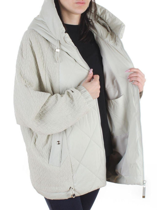 18518-1 OLIVE Куртка демисезонная женская