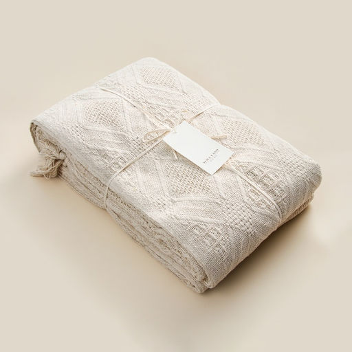 Плед SL Home Cotton 220*240 см , 100% хлопок, 370 гр/м2